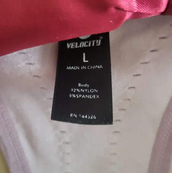 Velocity | Lavender Racerback Sports Bra Large - Picture 5 of 6